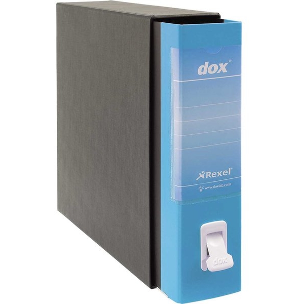 Rexel Esselte Dox 4 Raccoglitore a Leva, Formato Commerciale D5, Blu, 1  Pezzo 