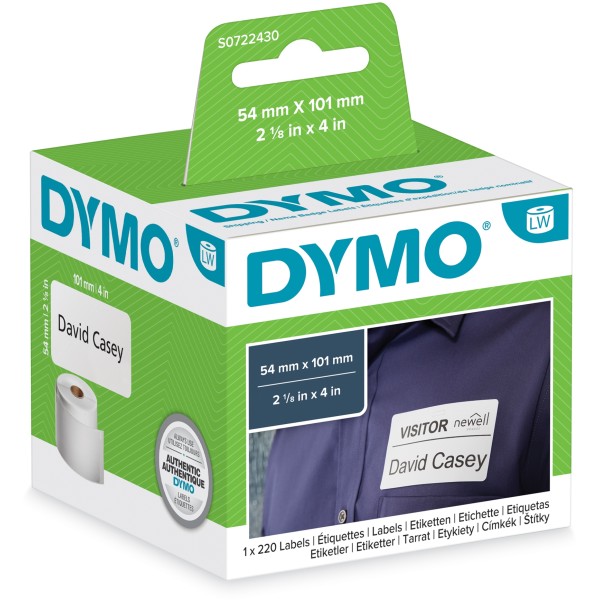 Etichette Dymo 101x54 mm - 99014 (S0722430) bianco originale
